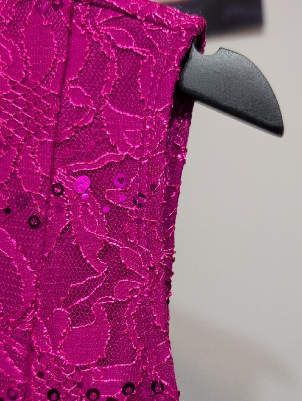 Alex Evenings Fuchsia Lace Sleeveless Maxi Dress - Picture 6 of 11